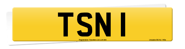 Registration number TSN 1